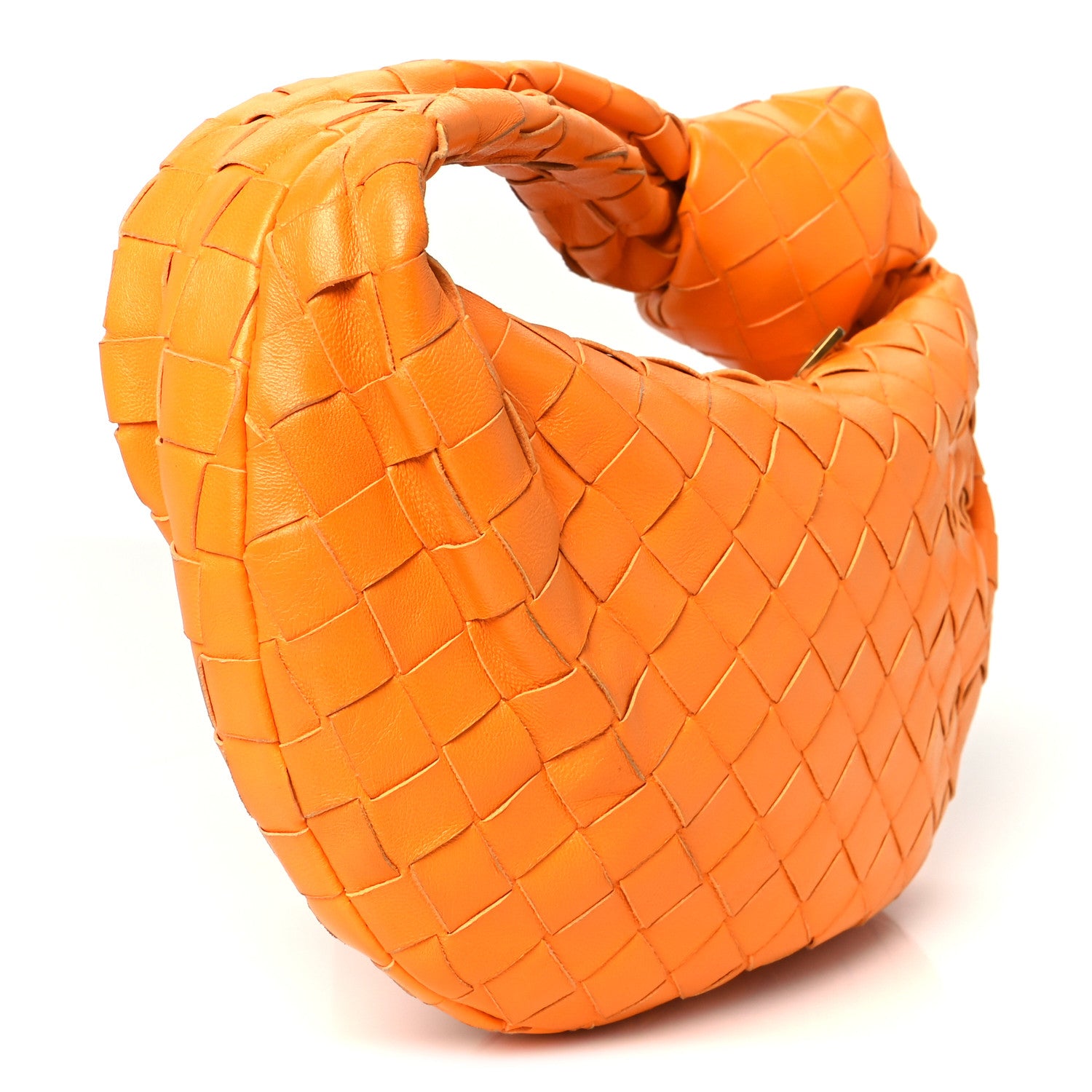Bottega Veneta Nappa Intrecciato Mini Jodie Tangerine 3 of 11