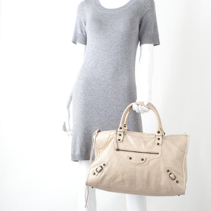 Balenciaga Agneau Classic Hardware Work Praline 2 of 10