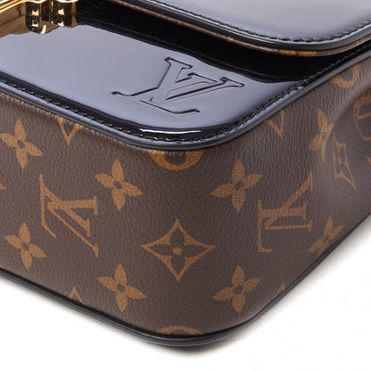 Louis Vuitton Patent Calfskin Monogram Cherrywood BB Black 5 of 8