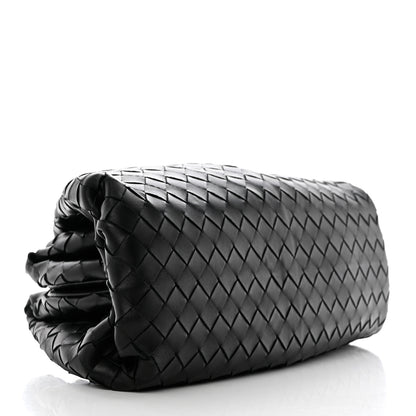 Bottega Veneta Nappa Maxi Intreccio The Pouch Oversized Clutch Black 4 of 9