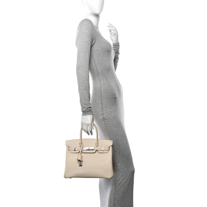 Hermes Epsom Birkin 30 Craie 2 of 12