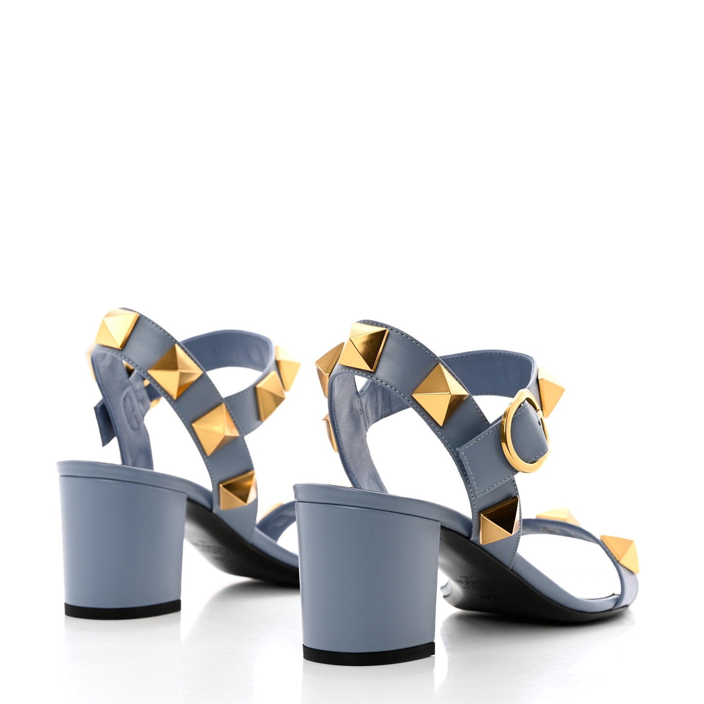 Calfskin Roman Stud 60mm Sandals 40.5 Niagara