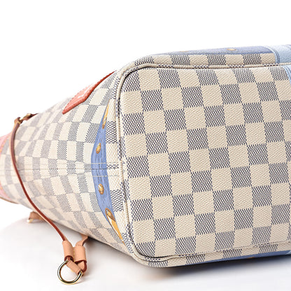Louis Vuitton Damier Azur Summer Trunks Neo Neverfull MM 11 of 12