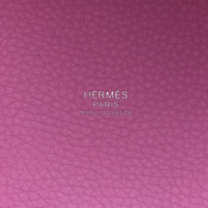 Hermes Taurillon Clemence Picotin Lock 18 PM Mauve Sylvestre 6 of 11