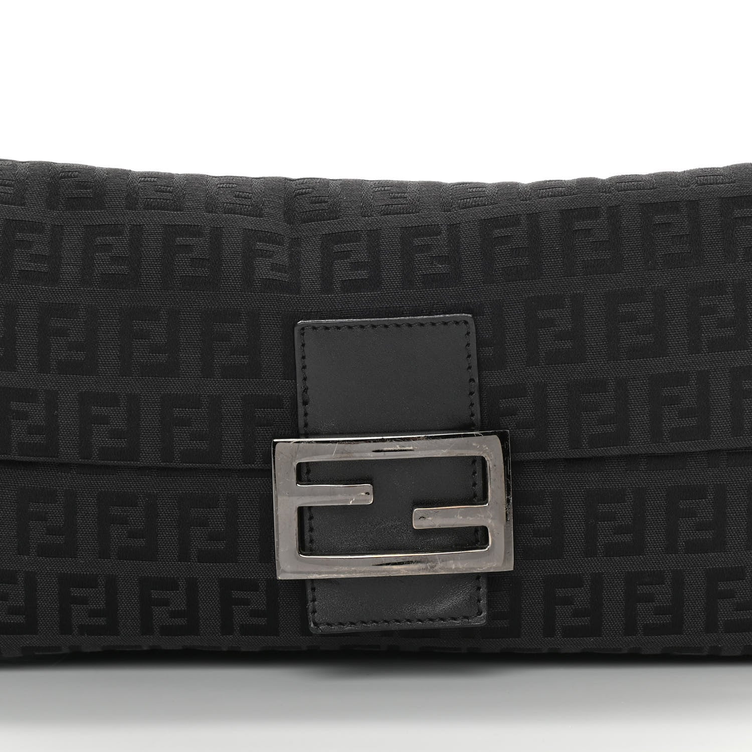 Fendi Zucchino Baguette Black 6 of 12
