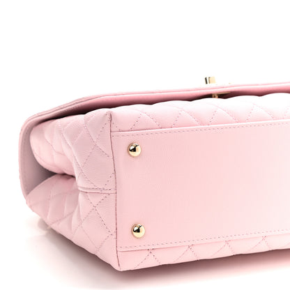 Chanel Caviar Quilted Small Coco Handle Flap Light Pink 8 of 11