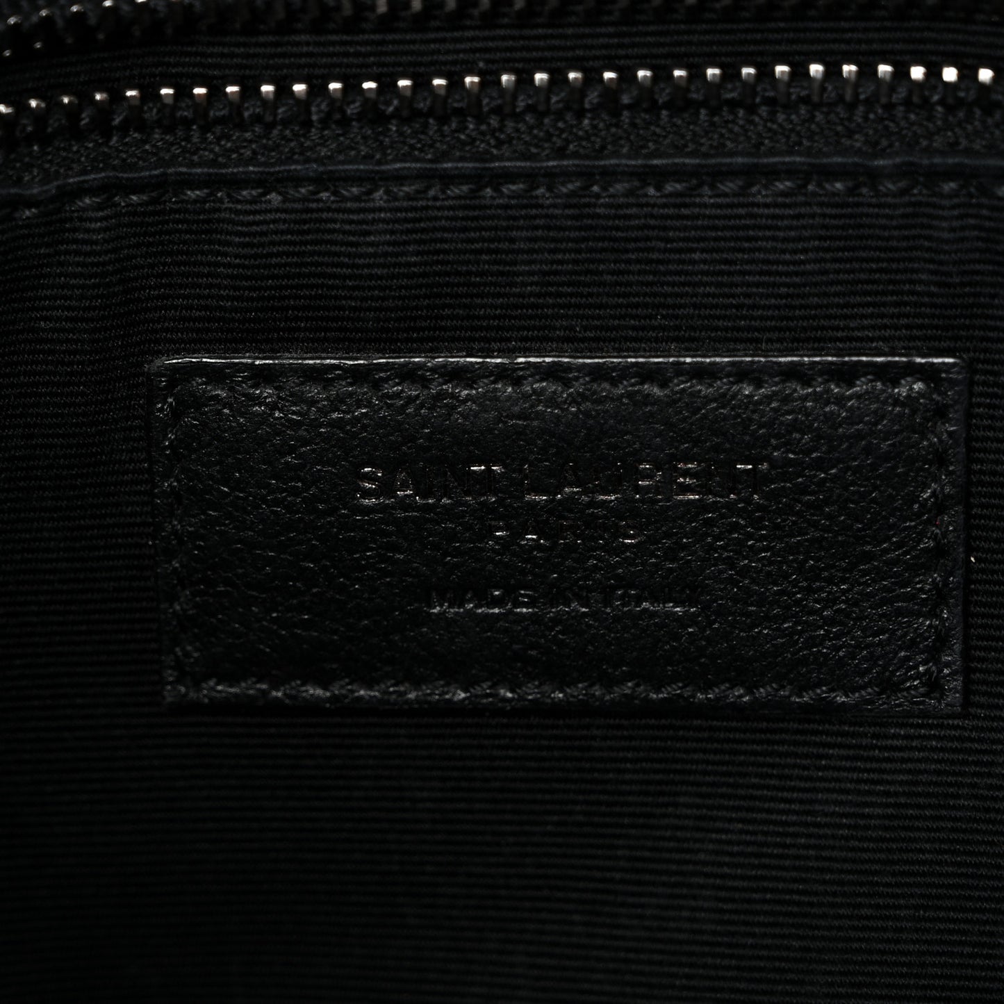 Crinkled Calfskin Matelasse Monogram Medium Niki Chain Satchel Black