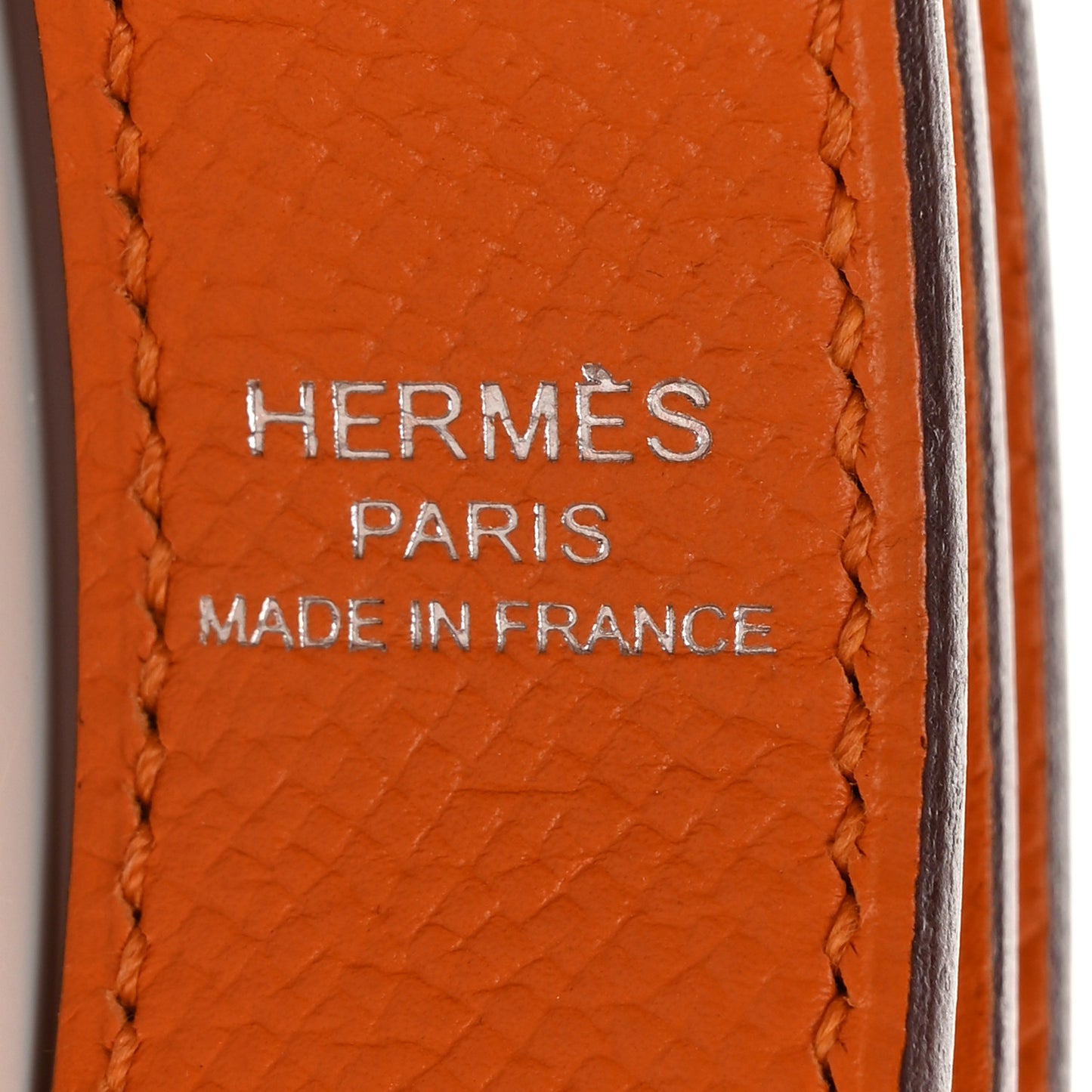 Epsom 25mm Tressage Shoulder Strap Orange Gold Rose Azalee