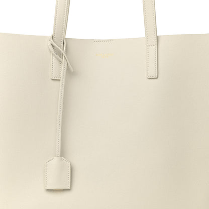 Saint Laurent Calfskin Large Shopping Tote Porcellana 9 of 12