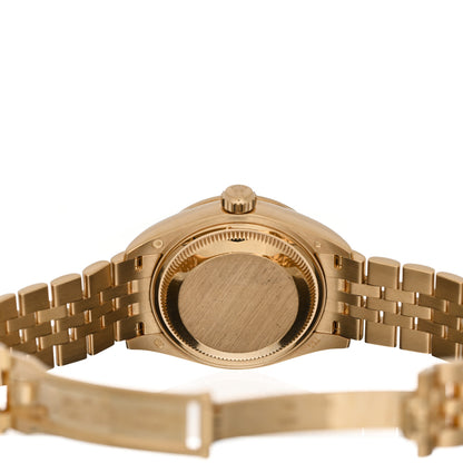 Rolex 18K Yellow Gold Diamond 28mm Oyster Perpetual Datejust Watch 279138 4 of 5