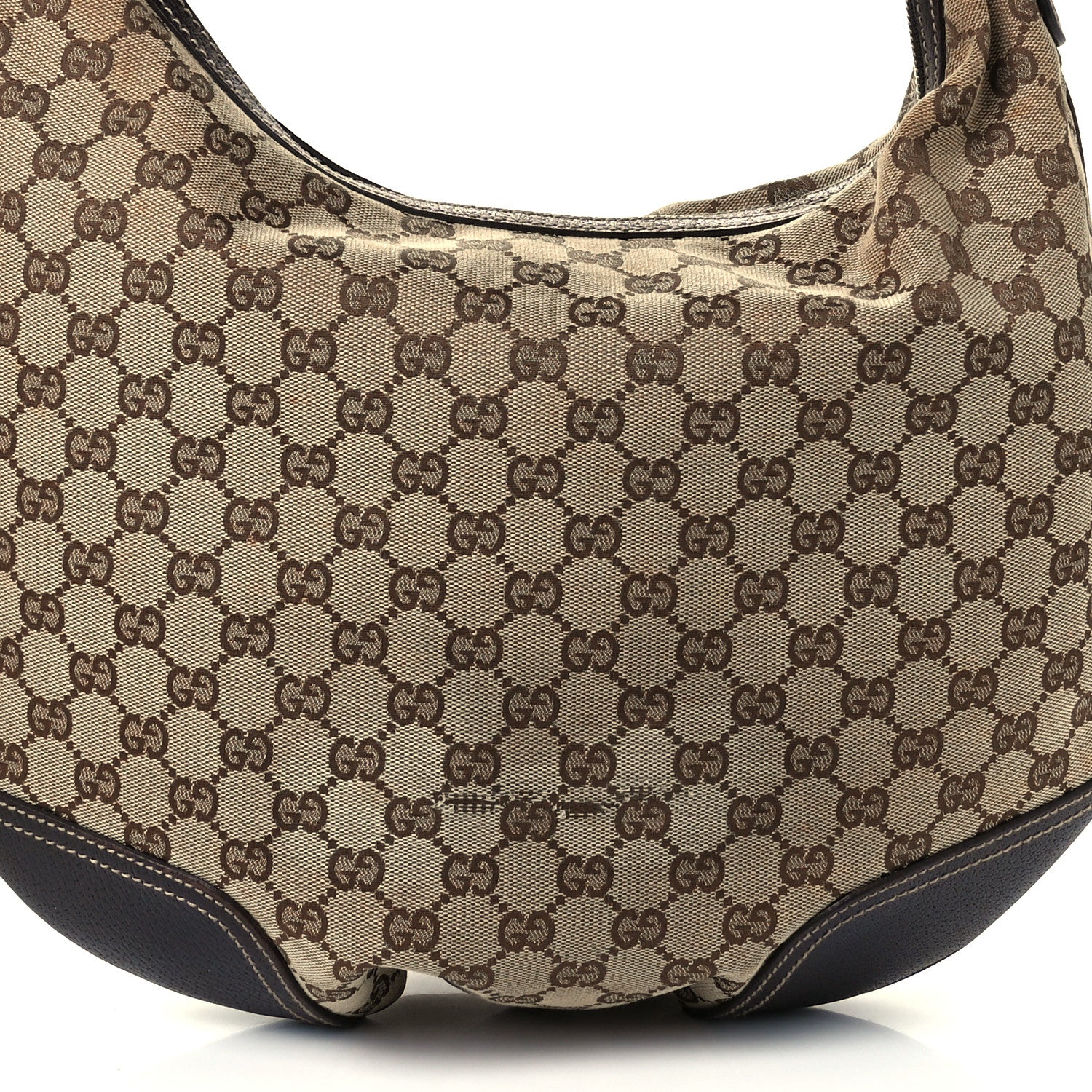 Gucci Monogram Large Princy Hobo Dark Brown 7 of 9