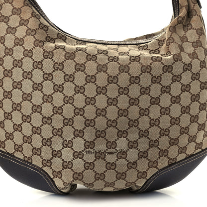 Gucci Monogram Large Princy Hobo Dark Brown 7 of 9