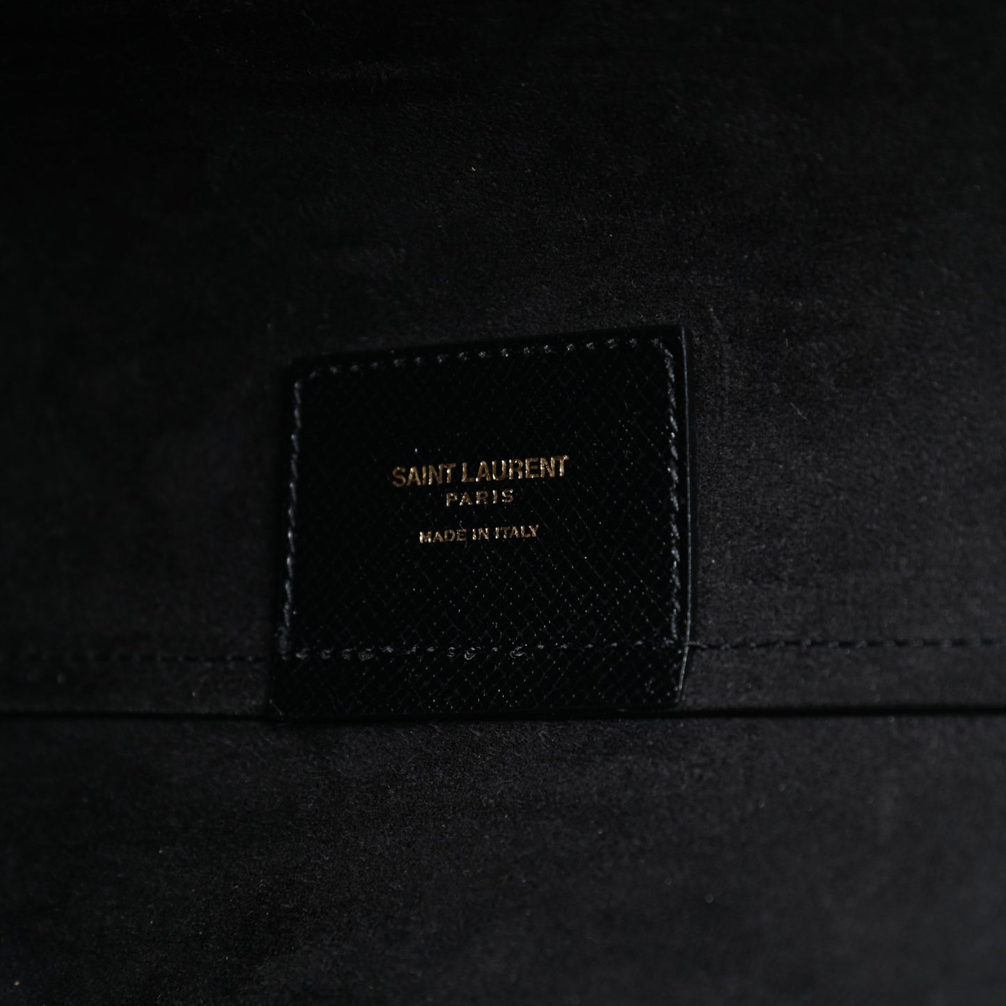 Calfskin Large Shopping Tote Black