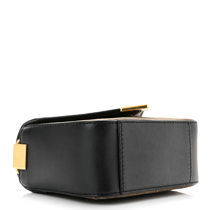 Alexander Wang Crocodile Lizard Embossed Calfskin Prisma Envelope Crossbody Black Military 4 of 11