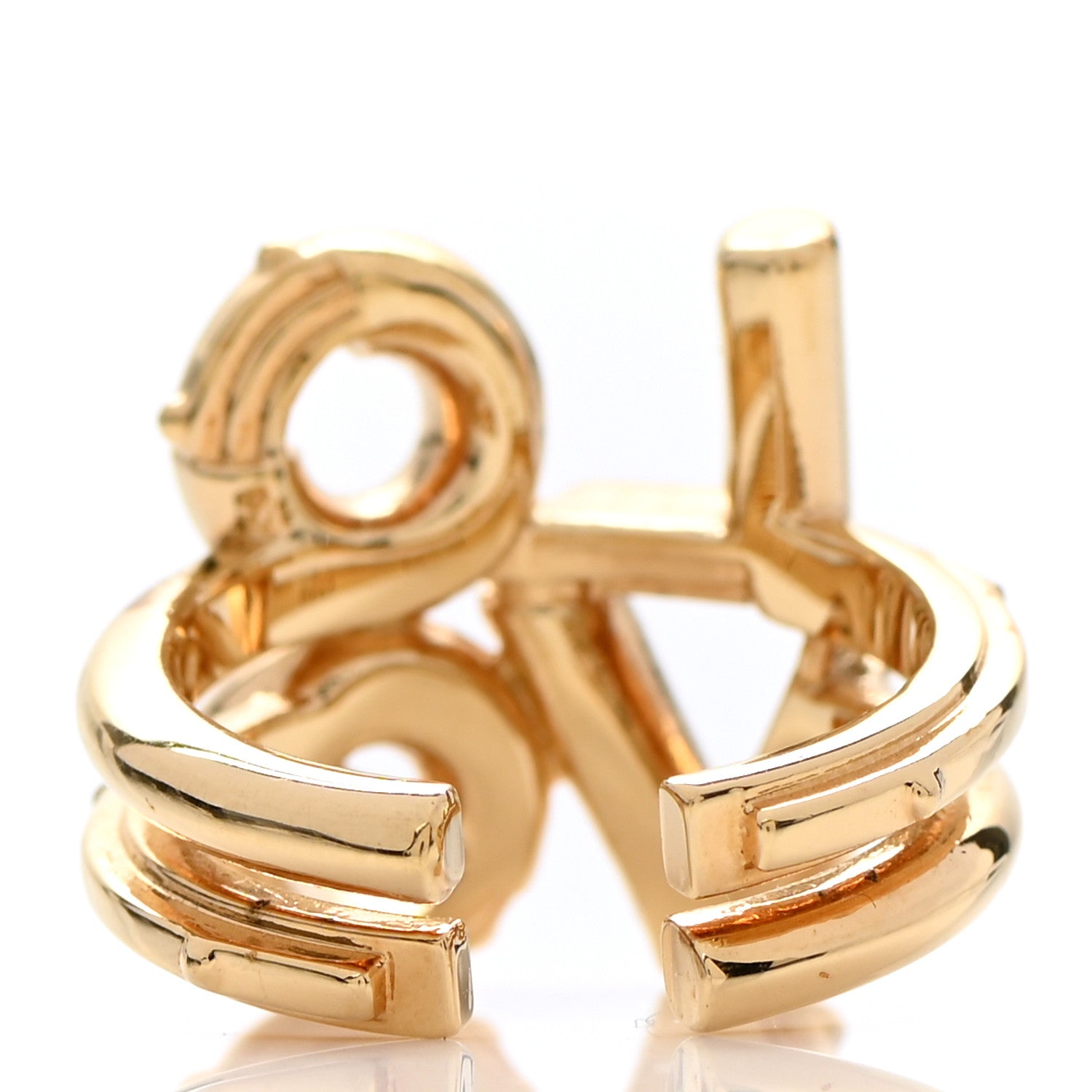 Louis Vuitton LV and Me Love Ring M Gold 3 of 5