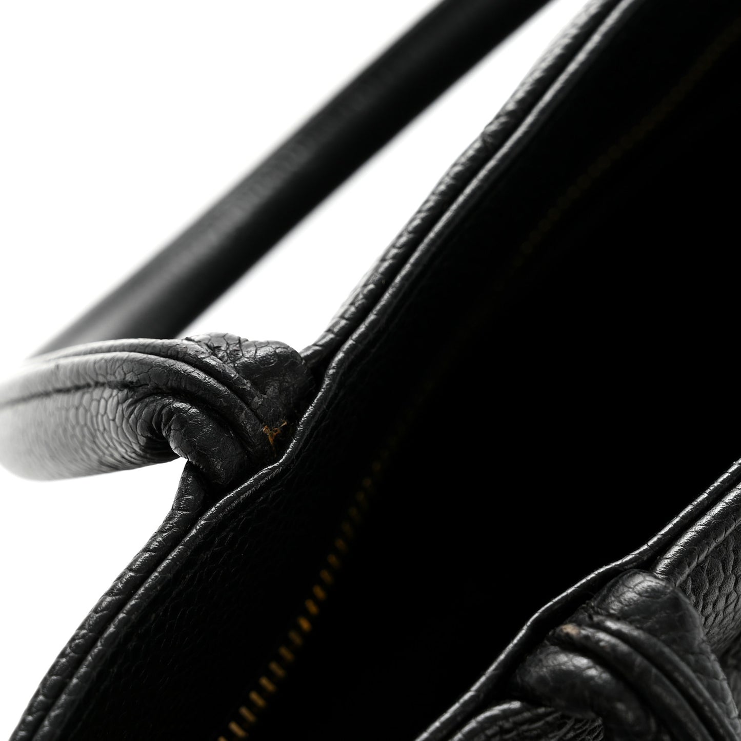 Caviar Quilted Medallion Tote Black