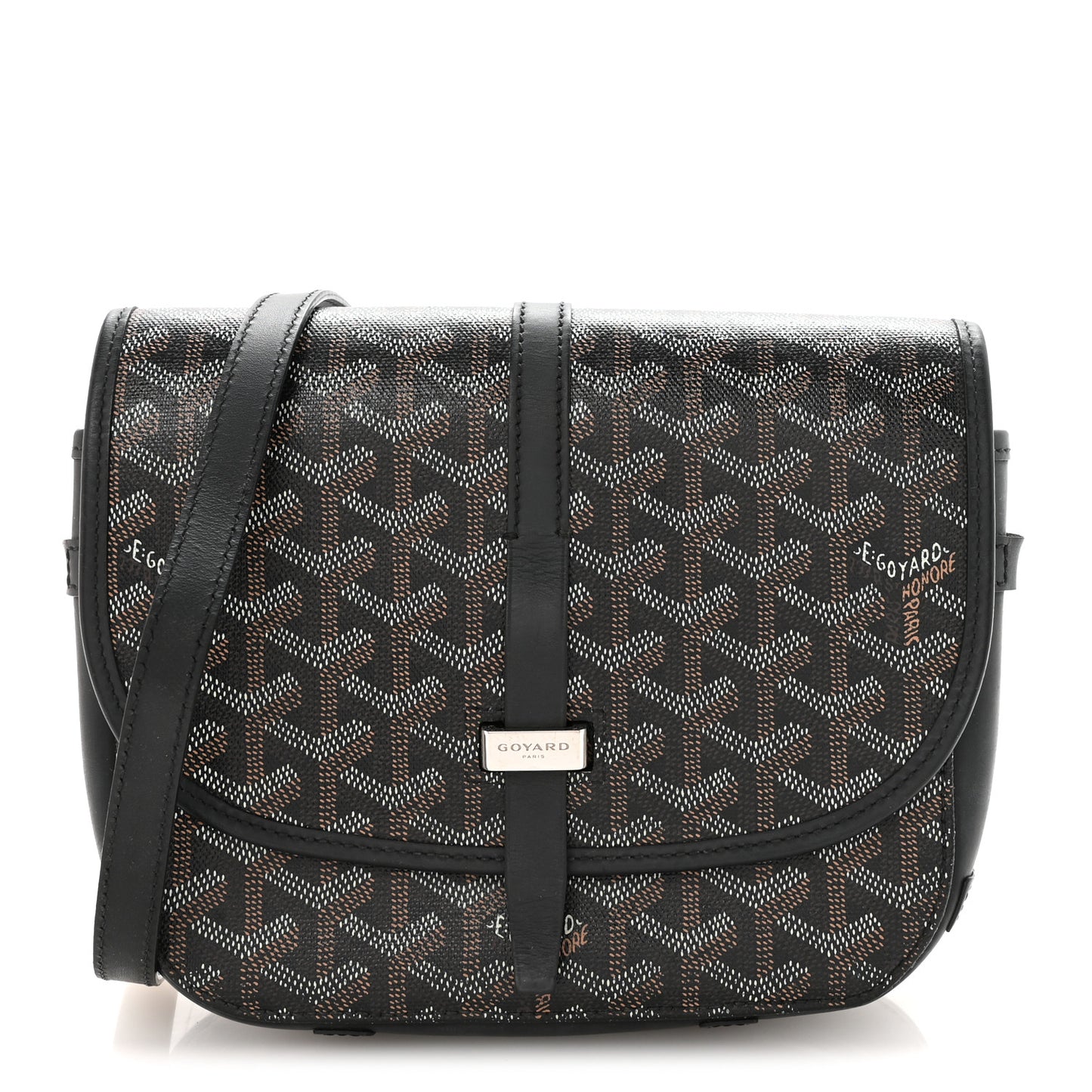 Goyardine Belvedere II PM Messenger Bag Black