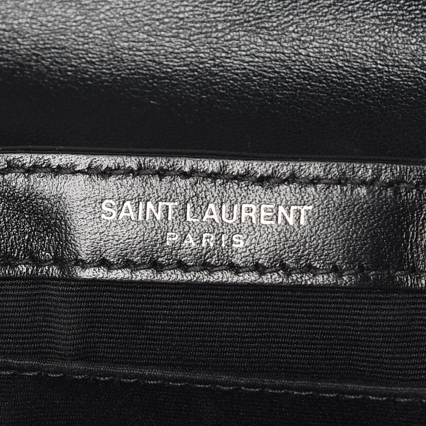 Calfskin Y Quilted Monogram Loulou Flap Bag Black