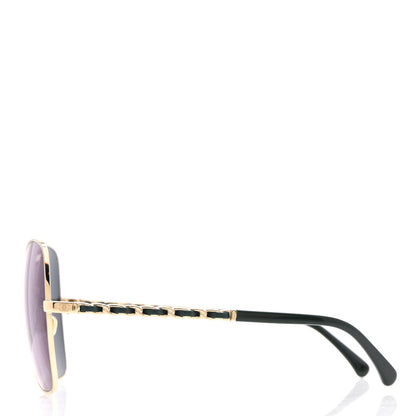 Chanel Metal Square Frame Chain Sunglasses 4274-Q Green 4 of 7