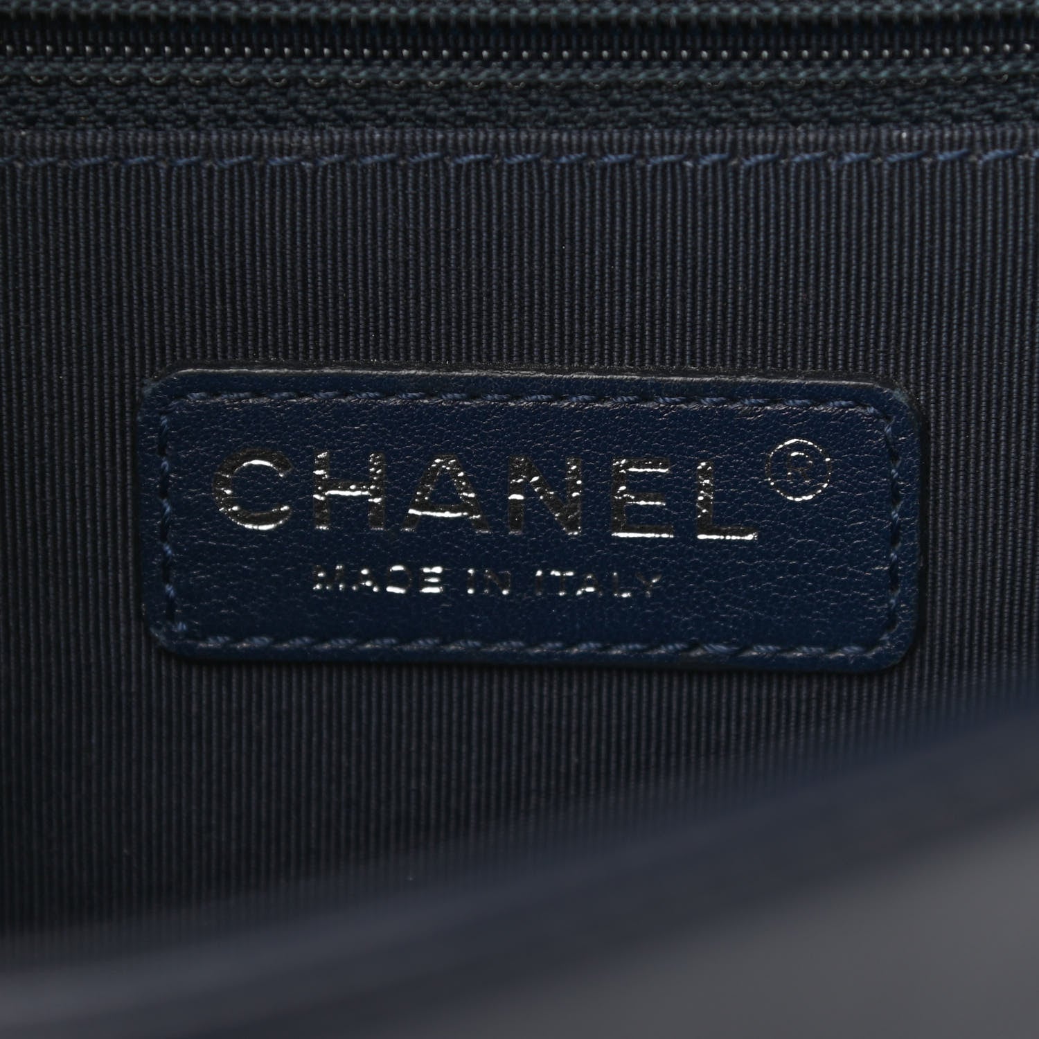 Chanel Calfskin Quilted New Medium Boy Flap Navy 6 of 10