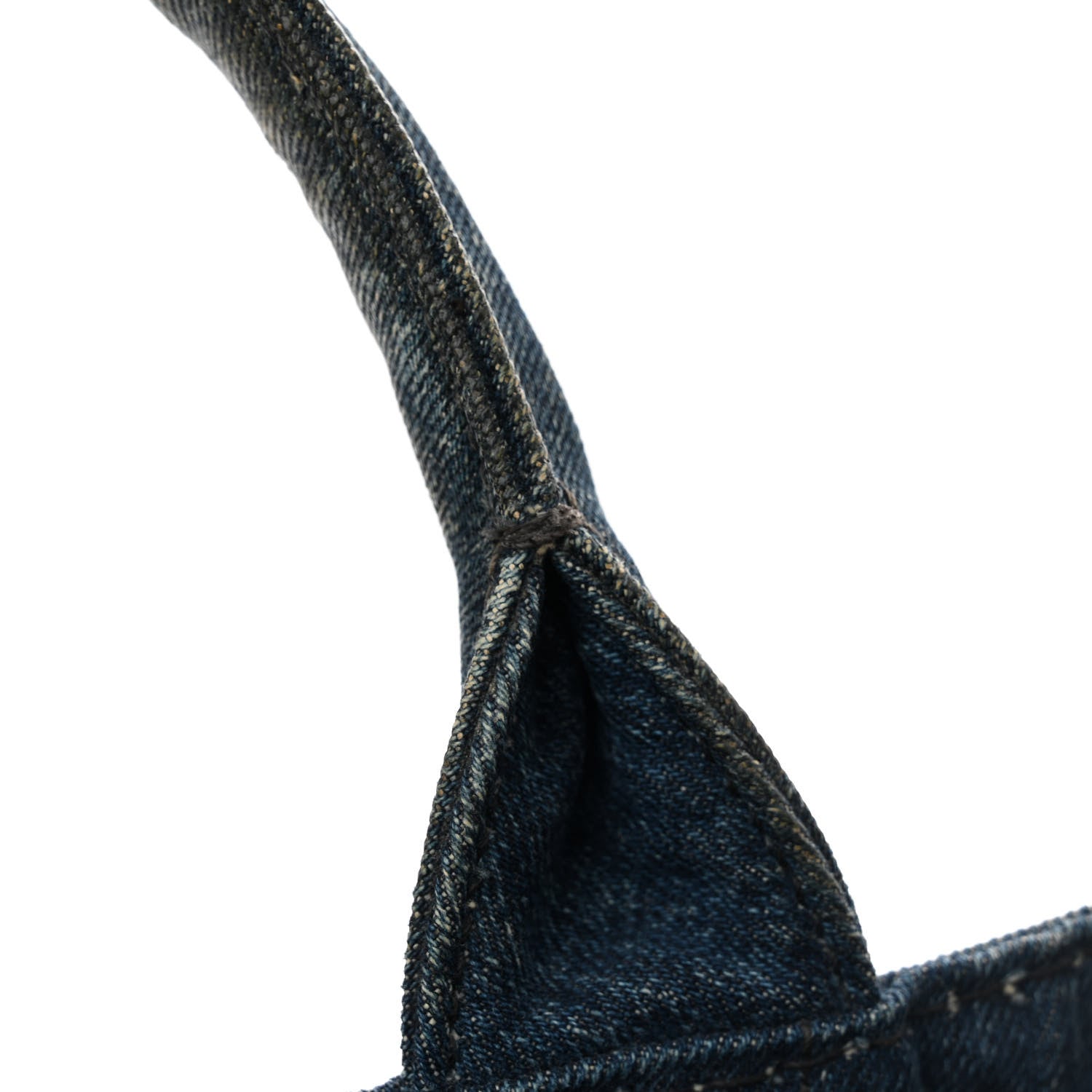 Prada Denim Canapa Small Logo Tote Avio 17 of 18