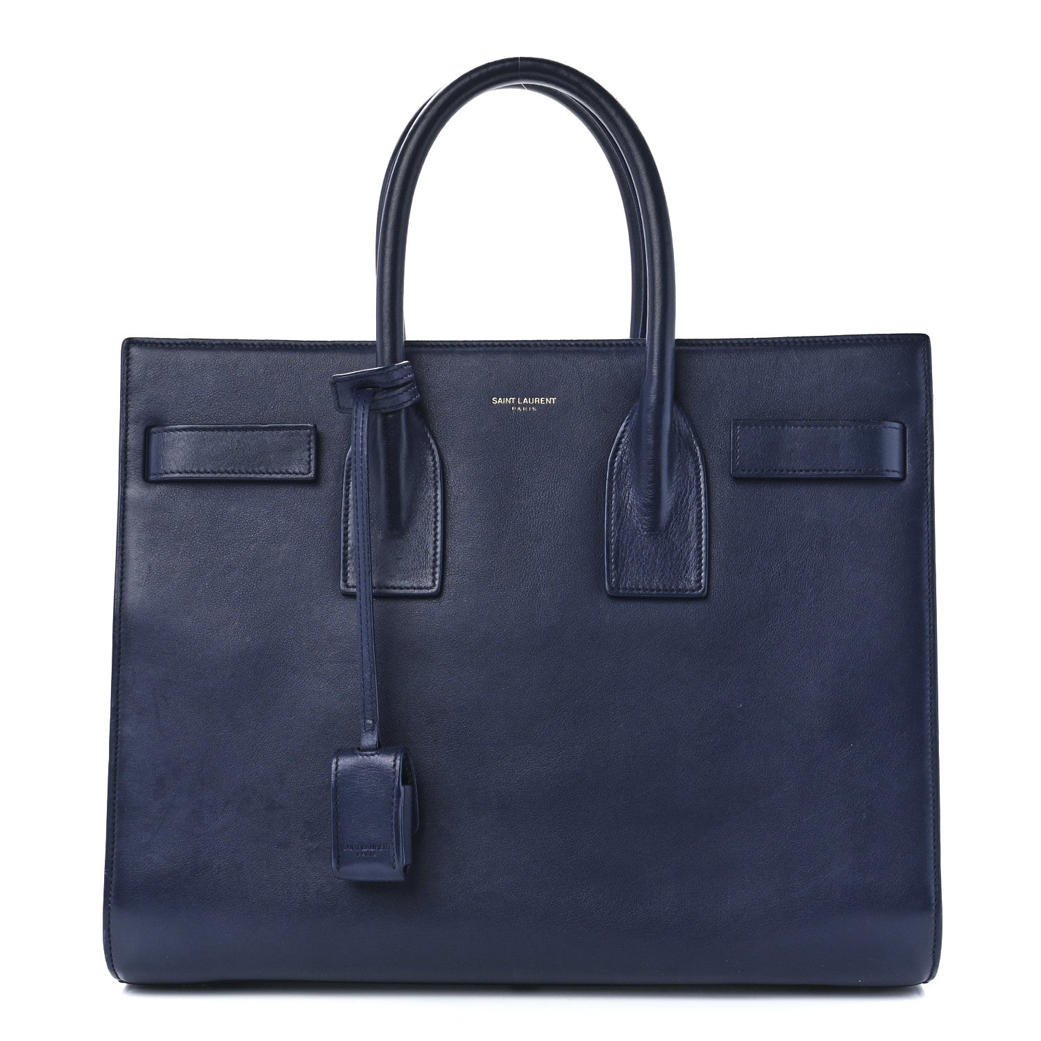 Saint Laurent Calfskin Small Sac De Jour Marine 1 of 13