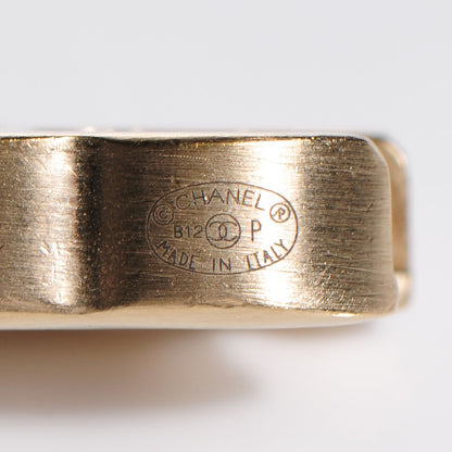 Chanel Lambskin CC Chain Bracelet Navy Gold 4 of 5