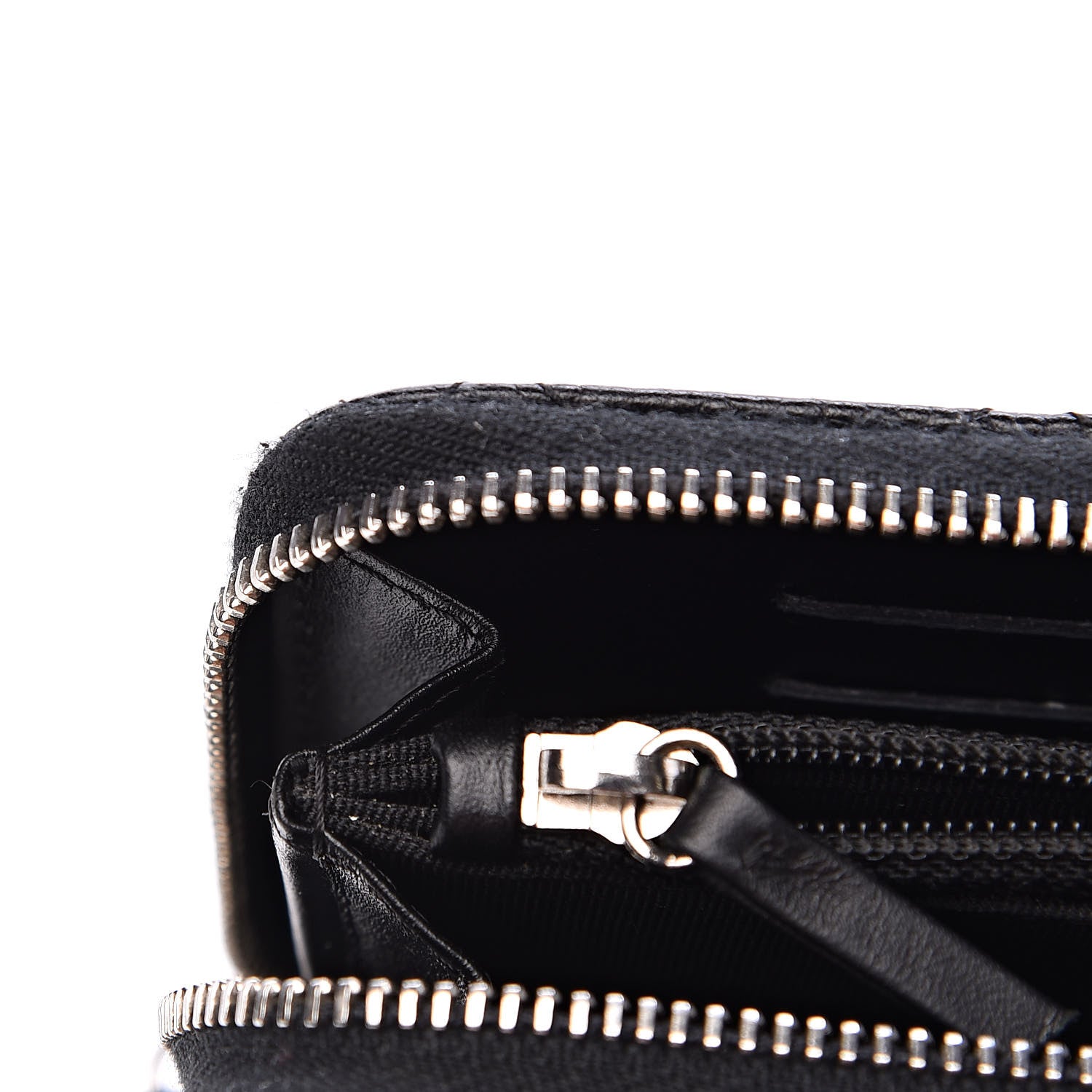 Chanel Caviar Quilted Small Gusset Zip Around Wallet Black 12 of 15