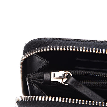 Chanel Caviar Quilted Small Gusset Zip Around Wallet Black 12 of 15