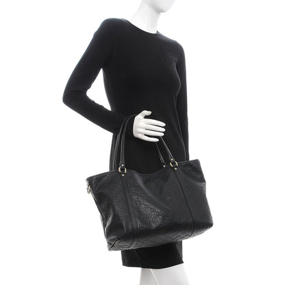 Gucci Guccissima Vitello Tender Medium Joy Tote Black 2 of 10