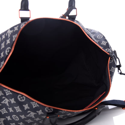 Louis Vuitton Monogram Upside Down Keepall Bandouliere 50 Ink 4 of 9