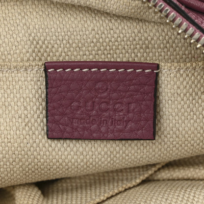 Gucci Pebbled Calfskin Small Soho Disco Bag Peonia Flower 6 of 10