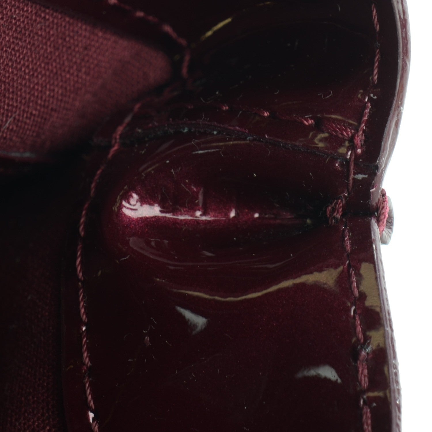 Louis Vuitton Vernis Wilshire PM Rouge Fauviste 8 of 8