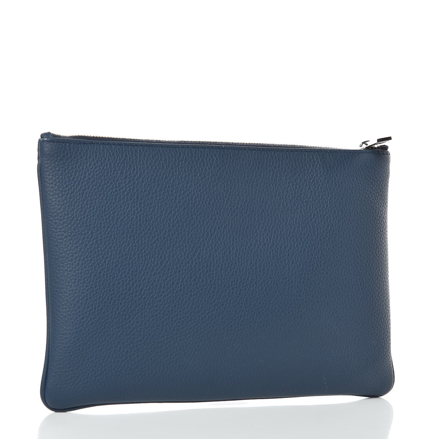Dior ネイビー クラッチバッグ Christian Dior Grained Calfskin Homme Zip Pouch Navy Blue 394273