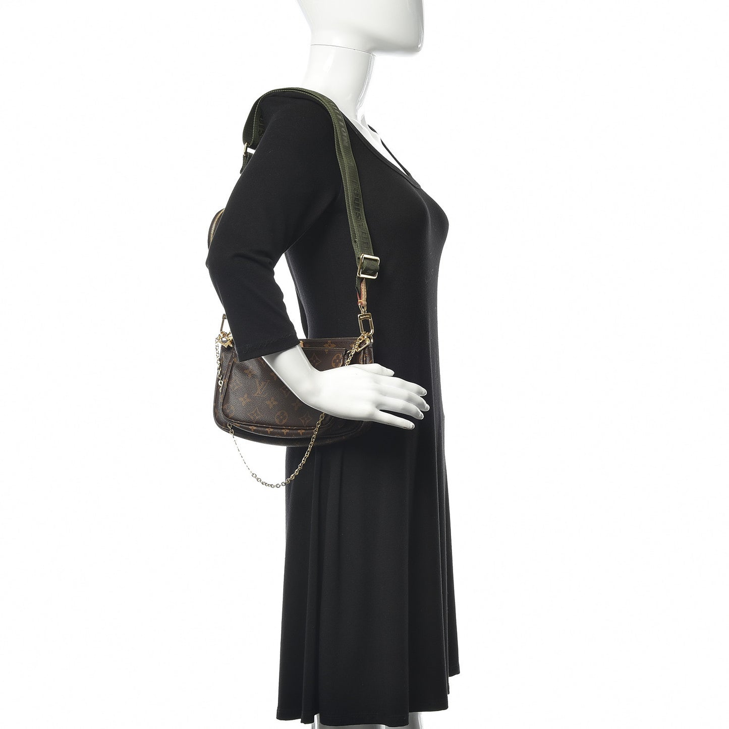 Monogram Multi Pochette Accessories Kaki