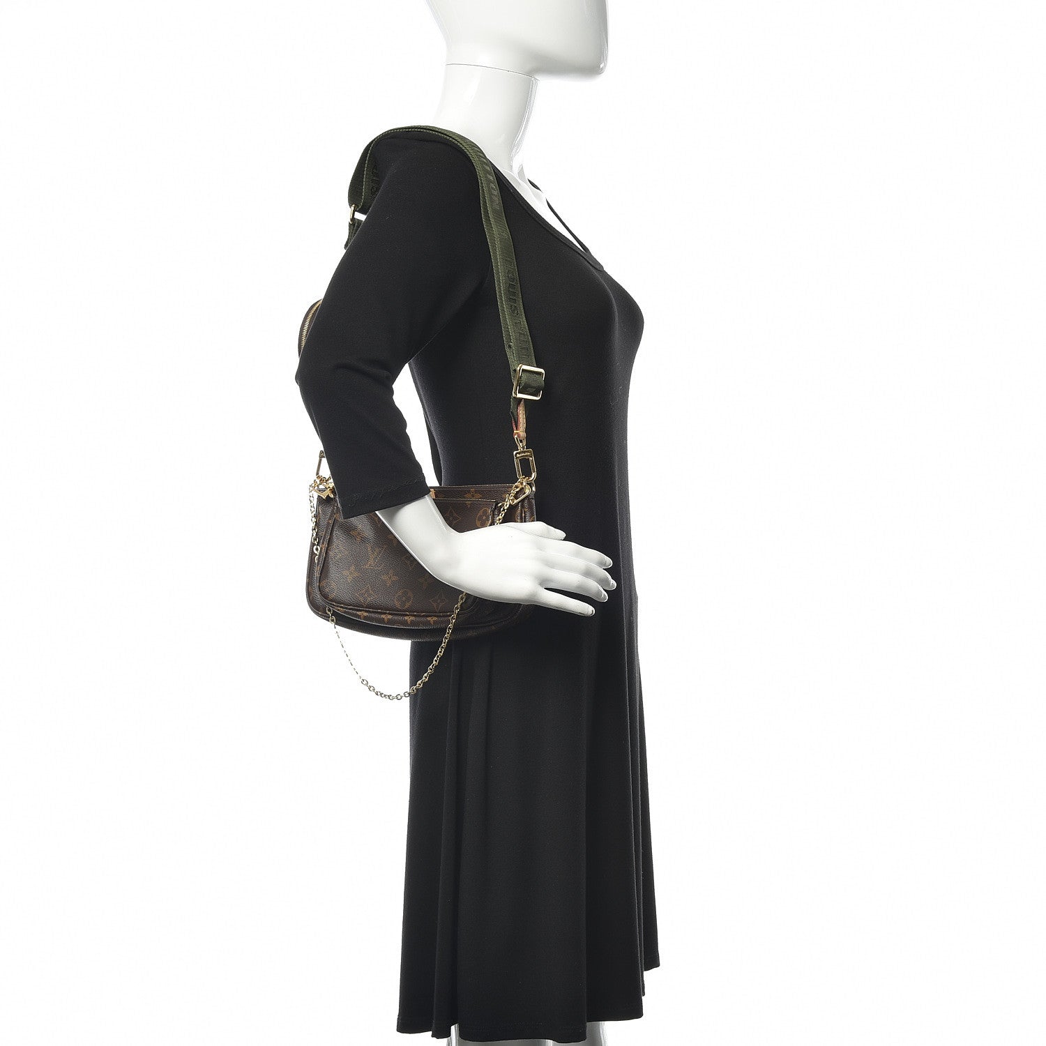 Louis Vuitton Monogram Multi Pochette Accessories Kaki 2 of 10