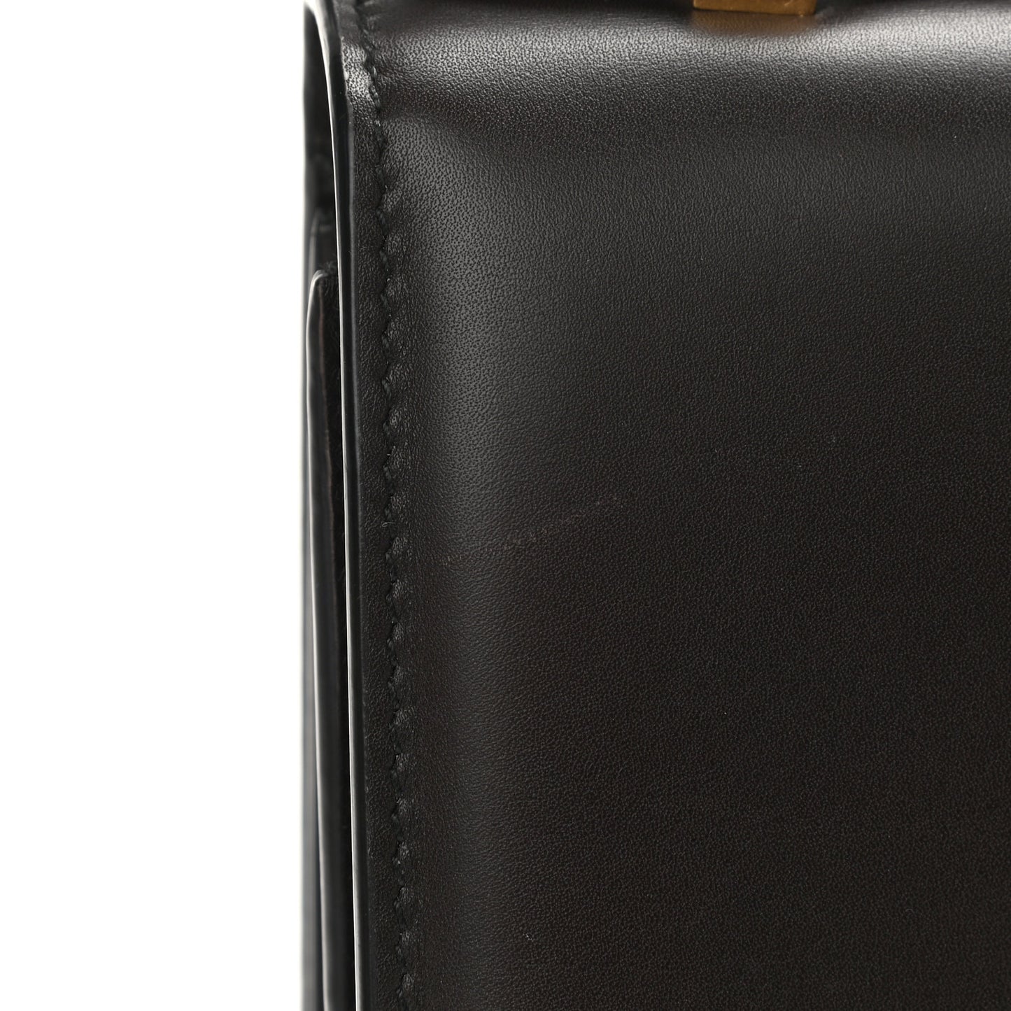 Spazzolato Calfskin Mini Classic BV Bag Brown