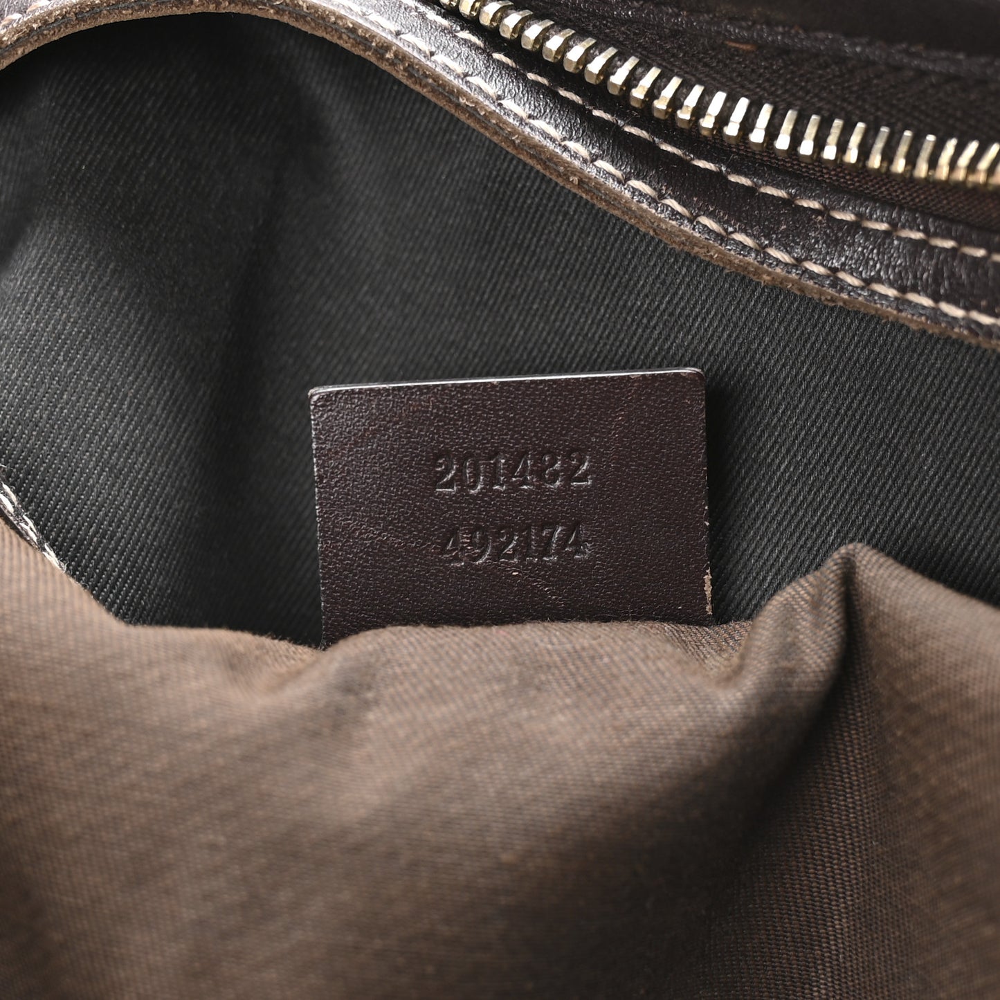 GG Plus Monogram Medium Joy Tote Dark Brown