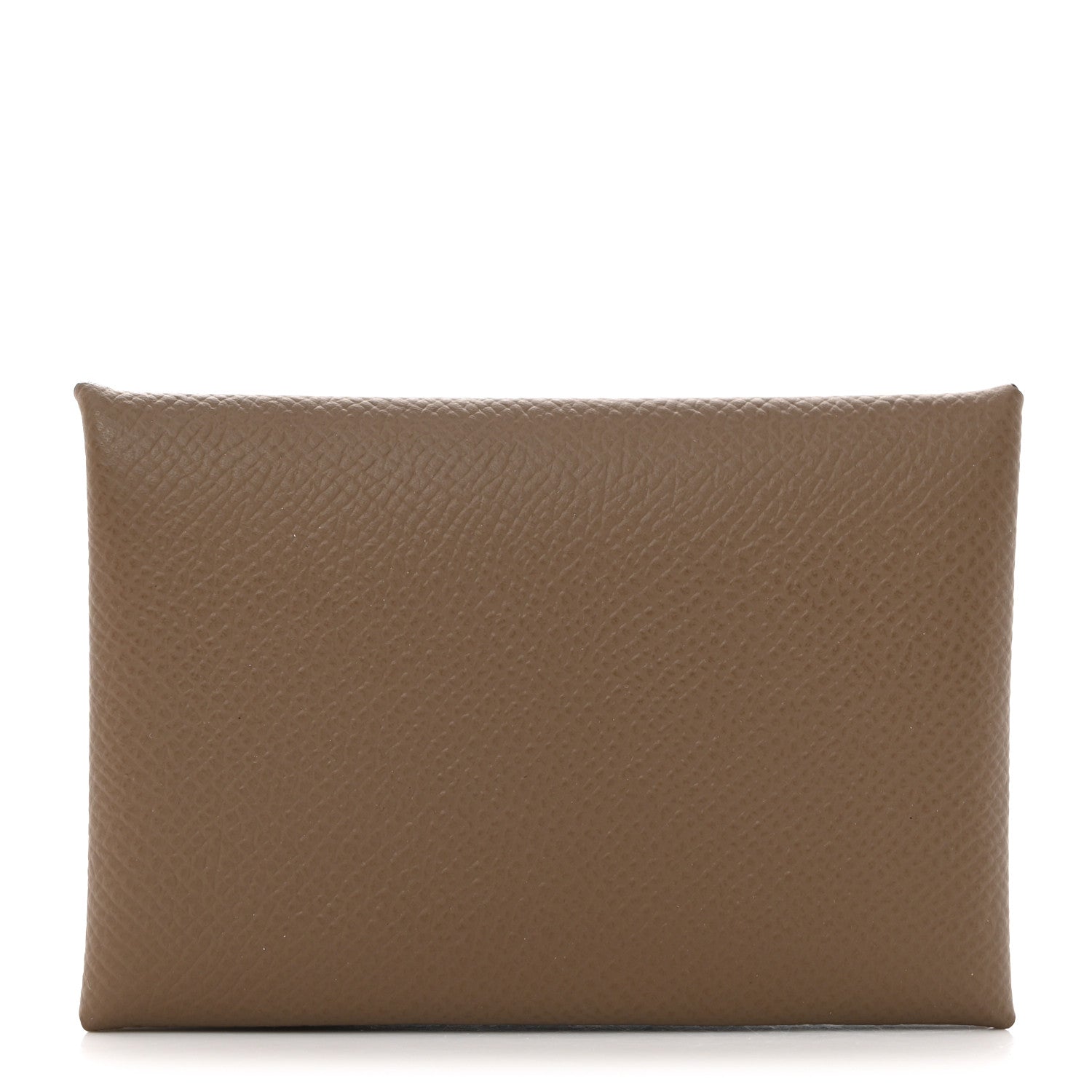 Hermes Epsom Calvi Card Case Etoupe 1 of 9