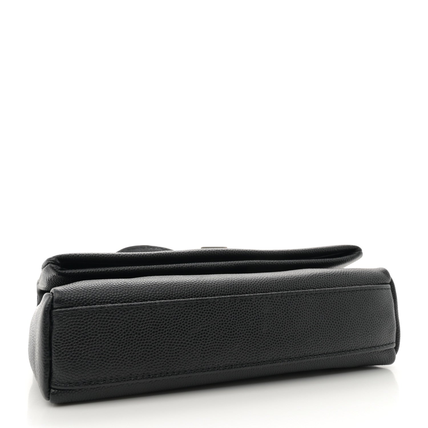Saint Laurent Grain De Poudre Monogram Toy West Hollywood Fold-Over Bag Black 4 of 9