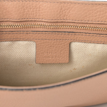 Gucci Pebbled Calfskin Medium Soho Flap Crossbody Camelia 6 of 18