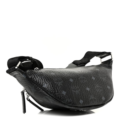 MCM Visetos Small Fursten Belt Bag Phantom Black 4 of 10