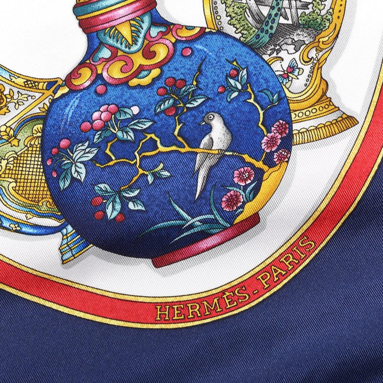 Hermes Silk Qu' Importe Le Flacon Scarf 90 4 of 7