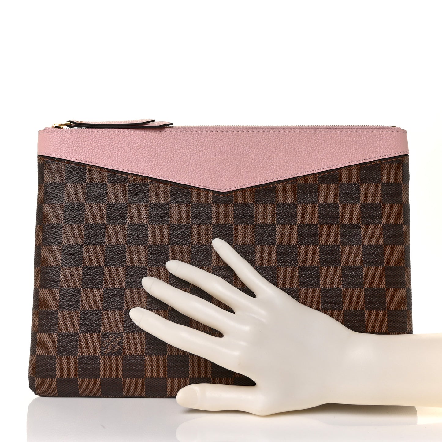 Damier Ebene Daily Pouch Rose Poudre