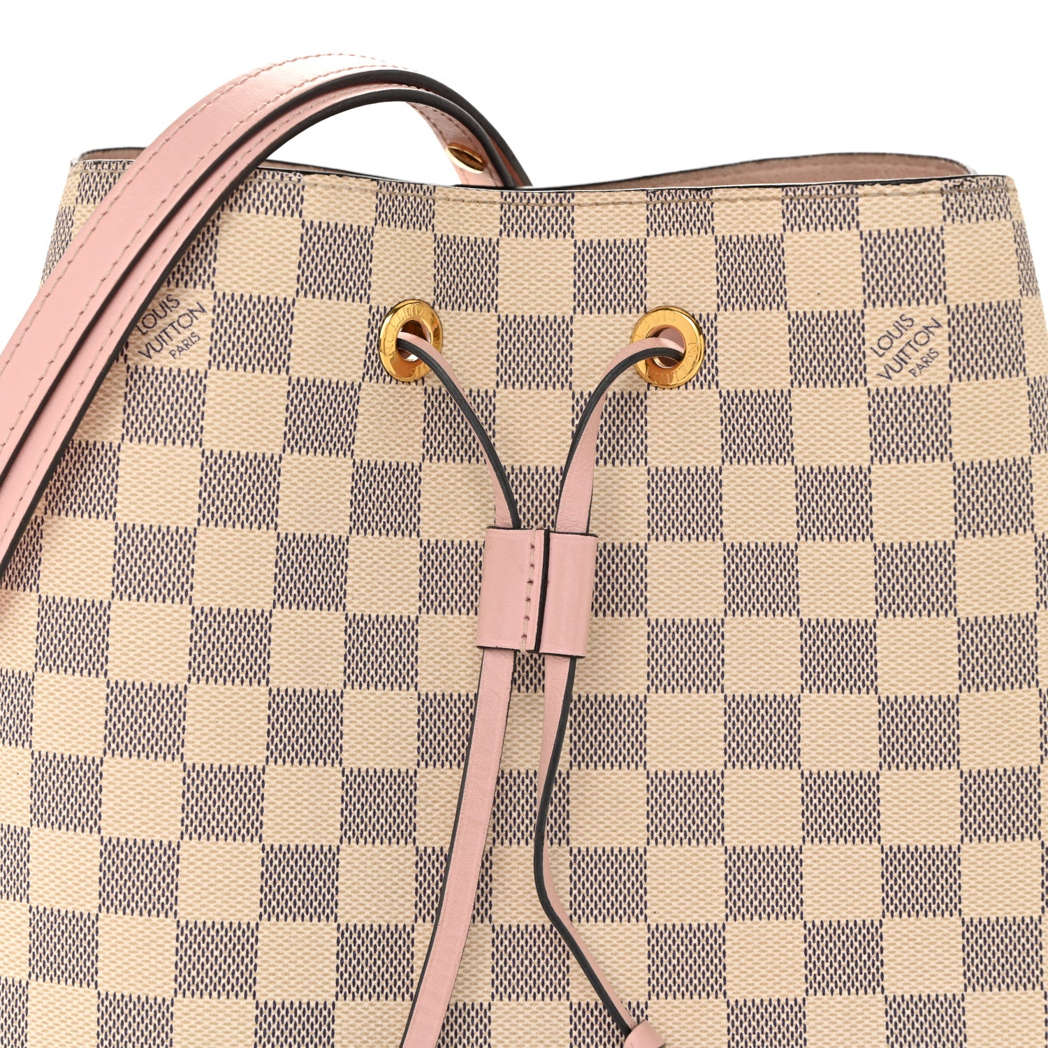 Louis Vuitton Damier Azur Neonoe MM Eau De Rose 9 of 15