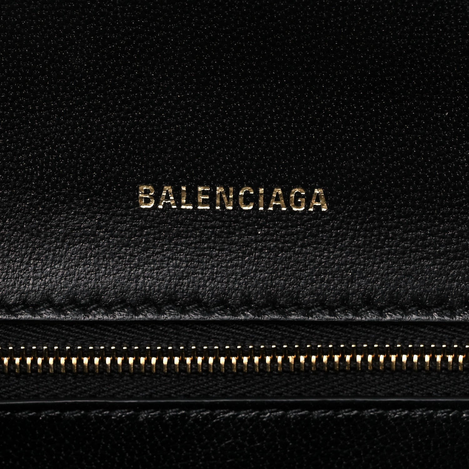 Balenciaga Shiny Box Calfskin Small Hourglass Top Handle Bag Black 6 of 16