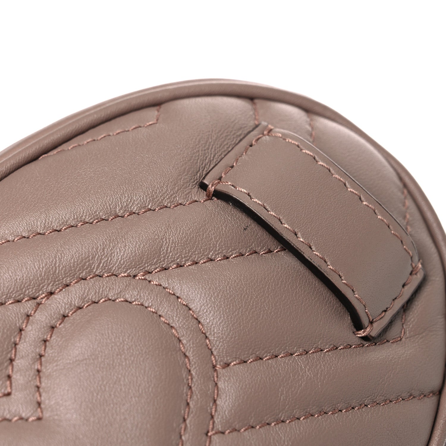 Gucci Calfskin Matelasse GG Marmont Belt Bag 95 38 Porcelain Rose 13 of 22