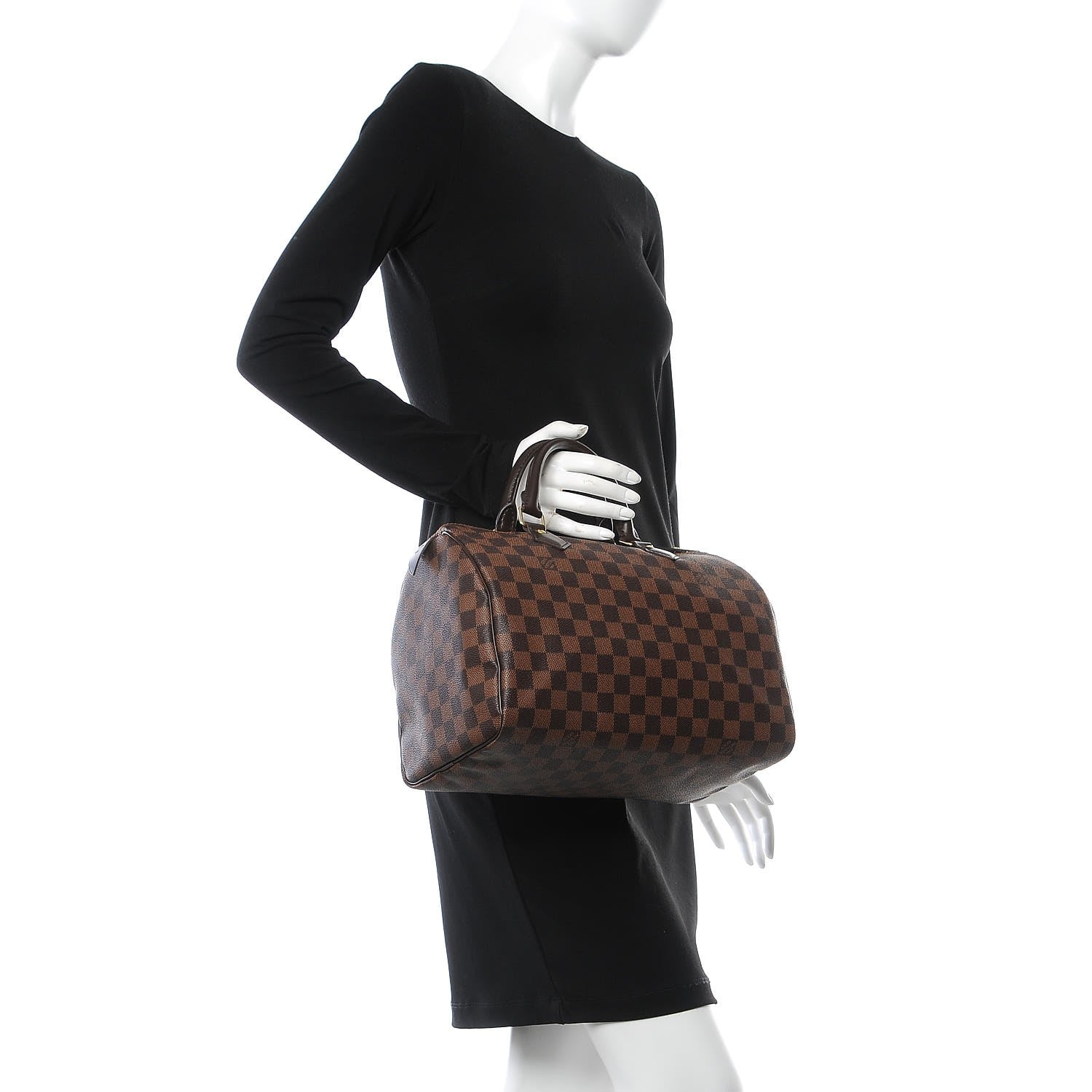 Louis Vuitton Damier Ebene Speedy 30 2 of 7