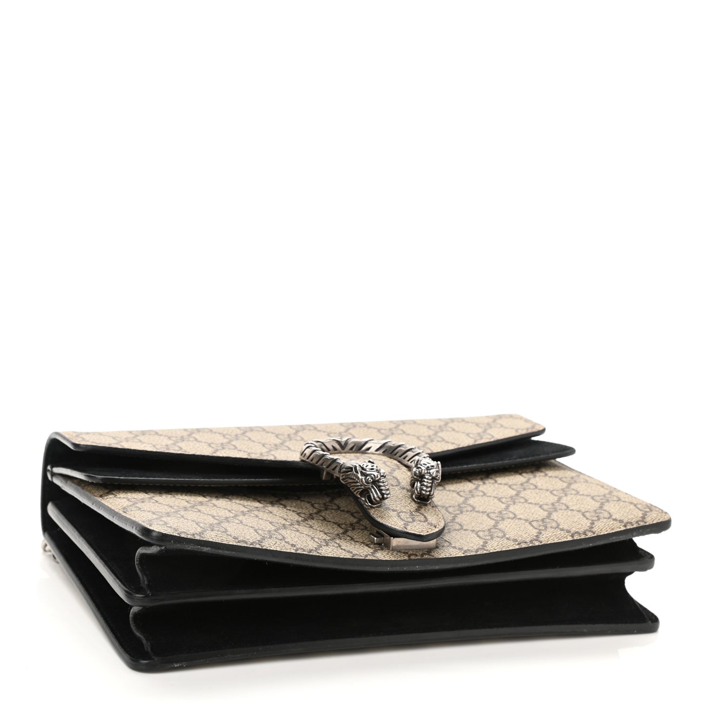 GG Supreme Monogram Small Dionysus Shoulder Bag Black