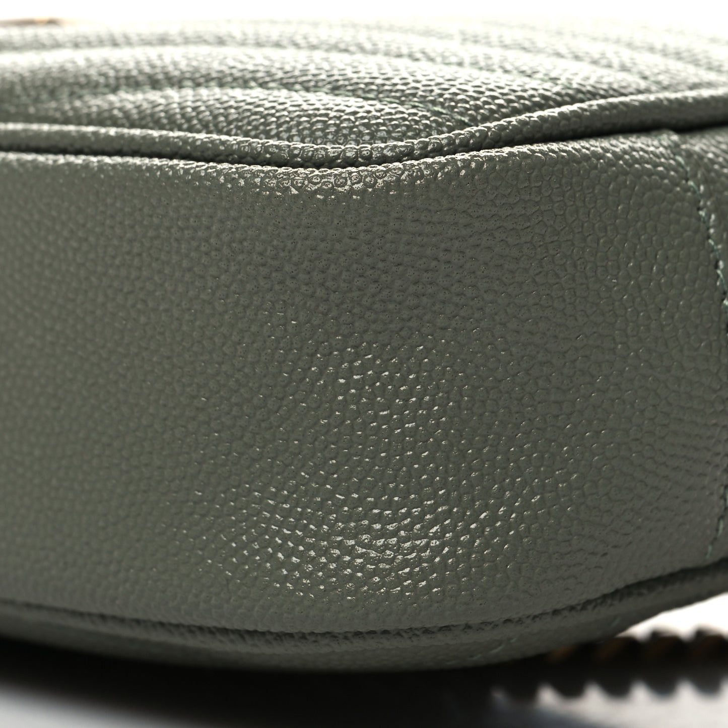 Grain De Poudre Matelasse Monogram Mini Lou Camera Bag Light Sage